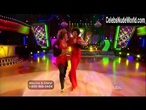 Cheryl Burke Bouncing boobs , Sexy Dress scene in Dancing with the Stars (2005-) 10