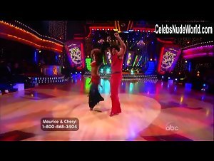 Cheryl Burke Bouncing boobs , Sexy Dress scene in Dancing with the Stars (2005-) 11