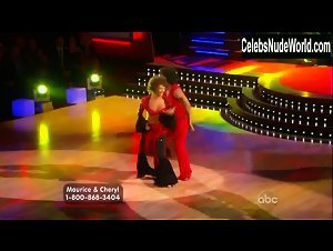 Cheryl Burke Bouncing boobs , Sexy Dress scene in Dancing with the Stars (2005-) 3