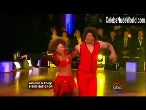 Cheryl Burke Bouncing boobs , Sexy Dress scene in Dancing with the Stars (2005-) 5