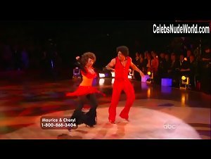 Cheryl Burke Bouncing boobs , Sexy Dress scene in Dancing with the Stars (2005-) 7