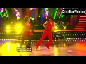 Cheryl Burke Bouncing boobs , Sexy Dress scene in Dancing with the Stars (2005-) 8