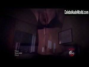 Ellen Pompeo Black Lingerie , Bouncing boobs scene in Grey's Anatomy (2005-2021) 10