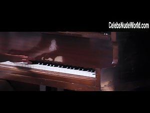 Edita Vilkevičiūtė nude , playing piano scne in Persona (2017) 2
