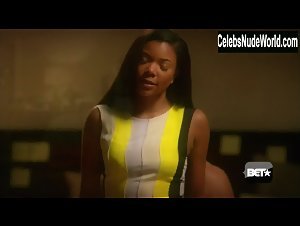 Gabrielle Union Gets Naked , Black Lingerie in Being Mary Jane (2013-2019) 4