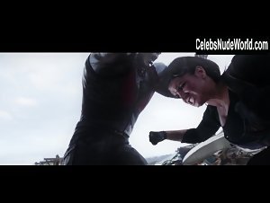Gina Carano Sexy scene in Deadpool (2016) 15