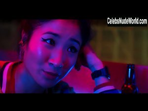Katie Leung, Kae Alexander Sexy, lesbian scene in Strangers (2018) 5