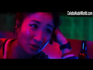 Katie Leung, Kae Alexander Sexy, lesbian scene in Strangers (2018) 6