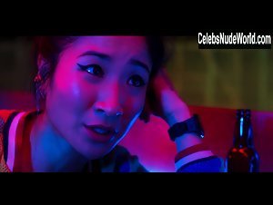 Katie Leung, Kae Alexander Sexy, lesbian scene in Strangers (2018) 9