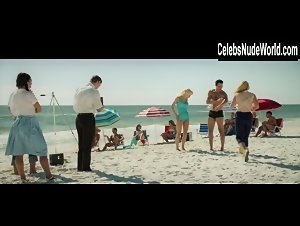 Julianne Hough Blonde , Beach scene in Bigger (2018) 2