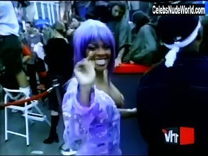 Lil' Kim Nude, breasts scene in VH1's 100 Greatest Red Carpet Moments (2004) 17