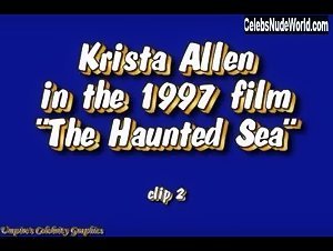 Krista Allen Explicit , boobs in Haunted Sea (1997) 1