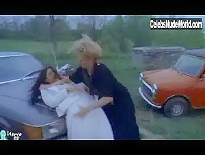 Carole Laure Outdoor , Forced scene in La menace (1998) 3