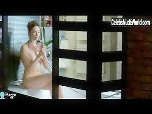 Delphine Rollin Brunette , Shower in Une employee modele (2002) 13