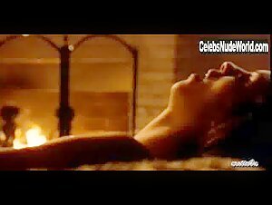 Denise Cobar Brunette , Fireplace in Lingerie (series) (2009) 1
