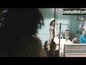 Dominique Fishback Smoking , Behind The Scenes in Deuce (series) (2017) 17