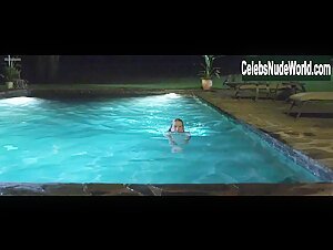 Emma Booth pool , underware scene in Swerve (2011) 2