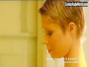 Estelle Desanges Lesbian , boobs in Clara la libertine (2005) 1