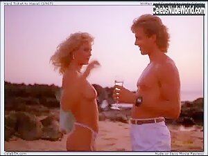 Hope Marie Carlton Beach , boobs in Hard Ticket to Hawaii (1987) 2