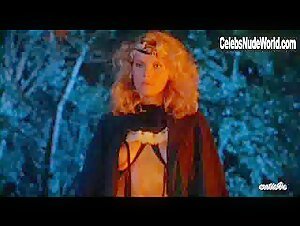 Lana Clarkson boobs , Blonde in Deathstalker (1983) 11
