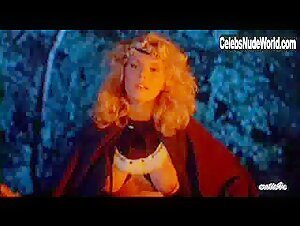 Lana Clarkson boobs , Blonde in Deathstalker (1983) 14