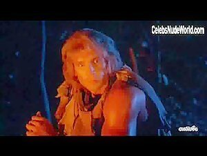 Lana Clarkson boobs , Blonde in Deathstalker (1983) 17