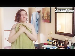 Lena Dunham Bathtub , Nipple in Girls (series) (2012) 8