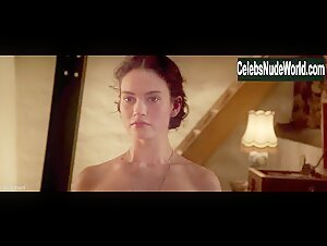 Lily James boobs , Explicit scene in Exception (2016) 7
