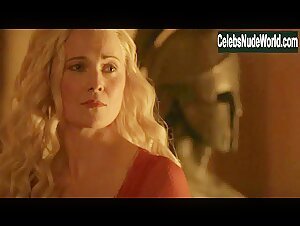 Lucy Lawless Blonde , Sexy Dress in Spartacus: Blood and Sand (series) (2010) 8