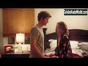 Aimee Teegarden underwear, Sexy scene in Guest House (2020) 12