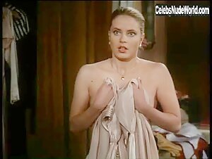 Maryam d'Abo Nude, breasts scene in The Man Who Lived at the Ritz (1989) 10