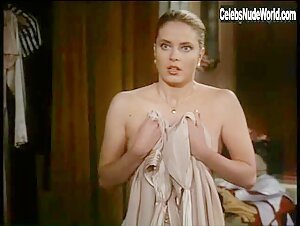 Maryam d'Abo Nude, breasts scene in The Man Who Lived at the Ritz (1989) 11