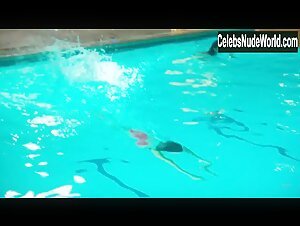 Noureen DeWulf Pool , Bikini scene in All Night (2018) 1