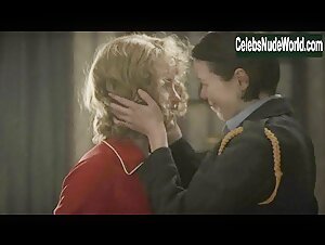 Anna Maxwell Martin, Claire Foy lesbian, breasts scene in The Night Watch (2011) 18