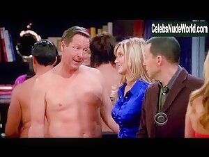 Courtney Thorne-Smith, Brooke Lyons underwear, Sexy scene in Two and a Half Men (2003-2015) 12