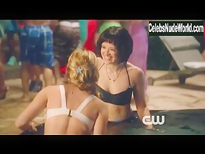 Natalie Hall, Brina Palencia lesbian, bikini scene in Star-Crossed (2014) 12