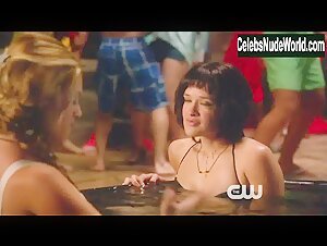 Natalie Hall, Brina Palencia lesbian, bikini scene in Star-Crossed (2014) 14