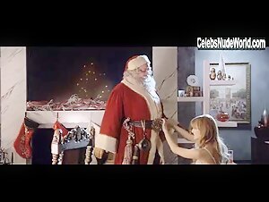 Jordan Hinson Transparent Dress , Funny scene in A Very Harold & Kumar 3D Christmas (2011) 16