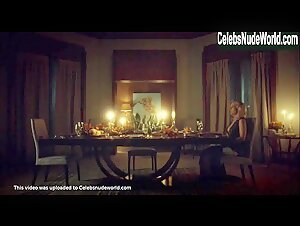 Gillian Anderson Blonde , Sexy Dress scene in Hannibal (2014-2015) 20