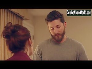 Jewel Staite Sexy,underclothing scene in Undercover Wife (2016) 14