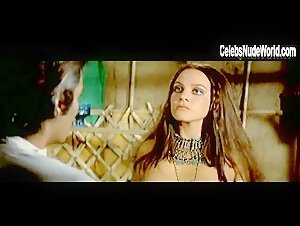 Leigh Taylor-Young Nude, breasts scene in The Horsemen (1971) 1