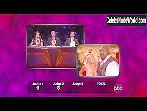 Kym Johnson Blonde , Cleavage scene in Dancing with the Stars (2005-) 13