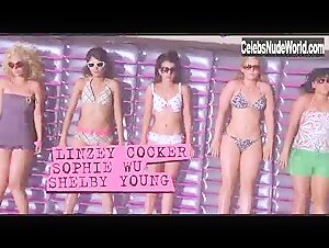Emma Roberts, Kimberley Nixon, Juno Temple Sexy, bikini scene in Wild Child (2008) 2