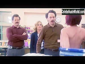 Megan Mullally underwear, Sexy scene in Parks and Recreation (2015) 6