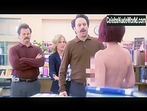 Megan Mullally underwear, Sexy scene in Parks and Recreation (2015) 9