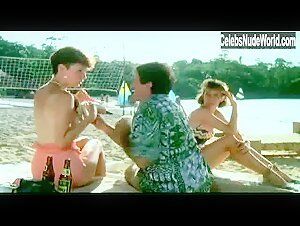 Mary Gross breasts, Nude scene in Club Paradise (1986) 14