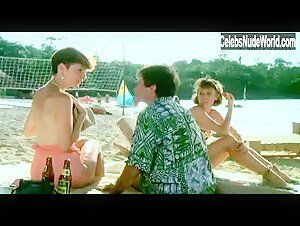 Mary Gross breasts, Nude scene in Club Paradise (1986) 19