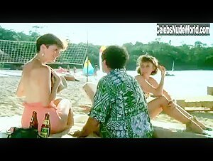 Mary Gross breasts, Nude scene in Club Paradise (1986) 20