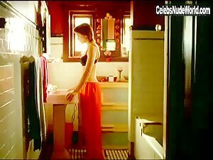 Maya Stange Lingerie , Bathroom scene in Garage Days (2002) 13