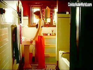 Maya Stange Lingerie , Bathroom scene in Garage Days (2002) 14